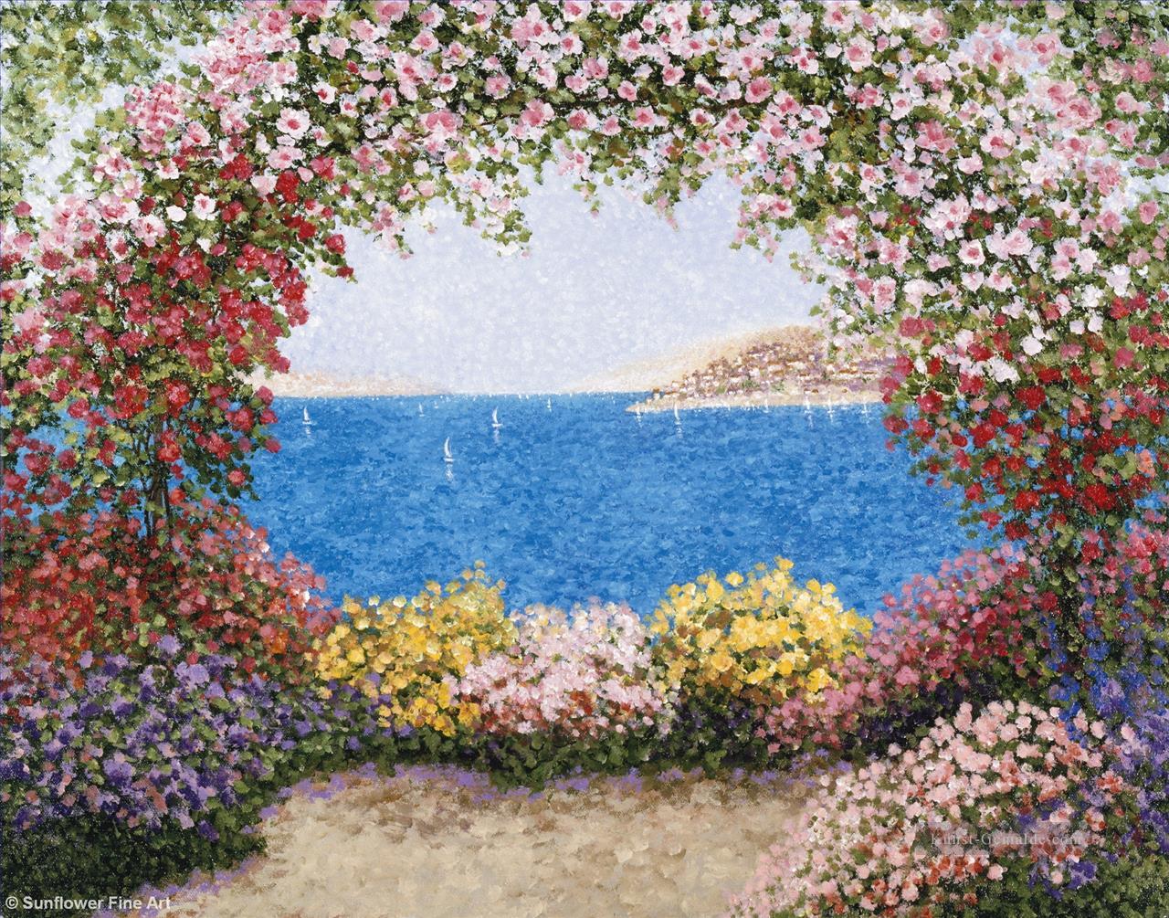 Mittelmeer 22 impressionistische Blumen Ölgemälde